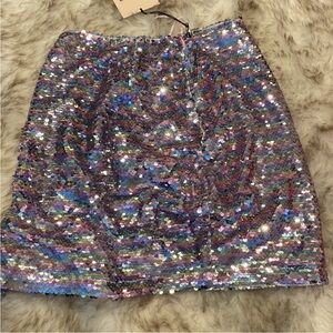 Superdown sequin skirt